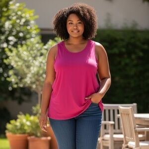 Chico's Fuchsia Tank Top